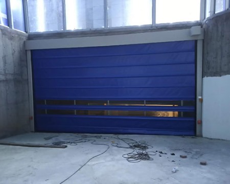 靈石電子產業(yè)園，快速堆積門